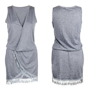 Sz S Tassel Dress